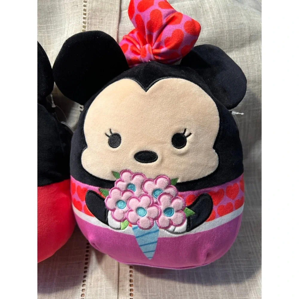 Squishmallow Disney Valentine's Day Mickey Mouse and Minnie Mouse Plush W/ tags